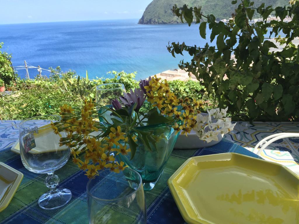 Villa Vista Mare Mela Lipari  Exterior foto
