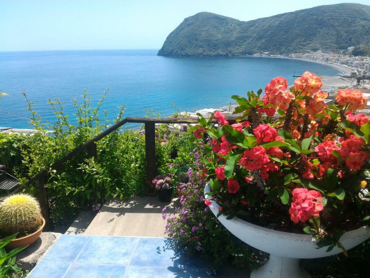 Villa Vista Mare Mela Lipari  Exterior foto